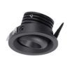 Empotrable LED negro 3W 2700K luz cálida NEPTUNO