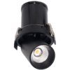 Empotrable negro LED 7W 3000K GARDA