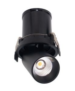 Empotrable negro LED 7W 3000K GARDA