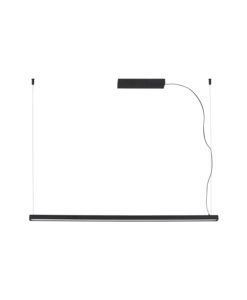 Lámpara colgante lineal negra 115 cm VICO LED