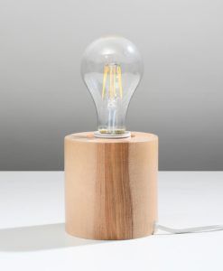 Lámpara de mesa madera SALGADO ambiente
