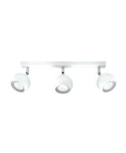 Plafón 3 luces blanco orientable OCULARE