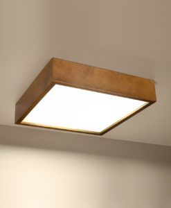 Plafón 38 cm MADERA ambiente