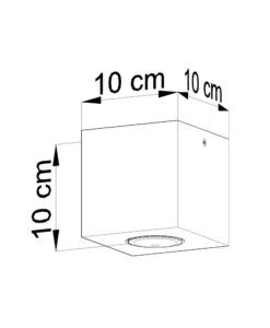 Plafón madera QUAD medidas
