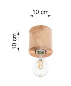 Plafón madera SALGADO medidas