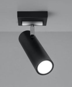 Plafón negro orientable DIREZIONE detalles