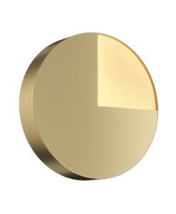 Aplique dorado Ø 18 cm JUPITER LED