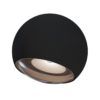 Aplique exterior negro 1 luz Ø 8 cm STREAM