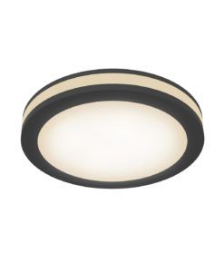 Lámpara empotrable negra Ø 9,5 cm PHANTON LED