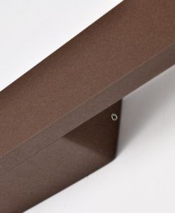 Aplique corten luz indirecta LOTUS LED 24W detalles