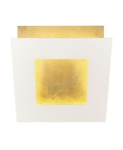 Aplique giratorio blanco y dorado de 40 cm DALIA LED 40W