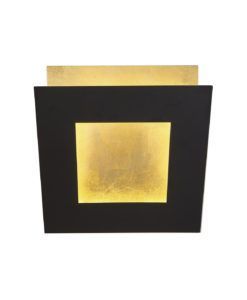 Aplique giratorio negro y dorado de 22 cm DALIA LED 24W