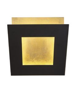 Aplique giratorio negro y dorado de 40 cm DALIA LED 40W