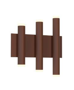Aplique marrón corten CALA LED 6W