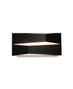 Aplique negro tamaño 22 cm FUJI LED 10W