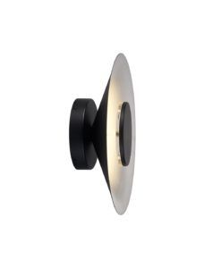 Aplique negro y blanco Ø 25 cm ORION LED 8W