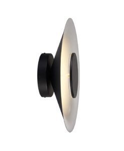 Aplique negro y blanco Ø 40 cm ORION LED 20W