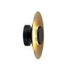 Aplique negro y dorado Ø 25 cm ORION LED 8W
