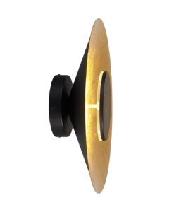Aplique negro y dorado Ø 50 cm ORION LED 24W