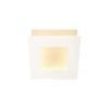 Aplique blanco marco giratorio de 14 cm DALIA LED 12W