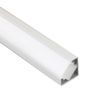 KIT perfil para tira LED de esquina blanco 2 metros