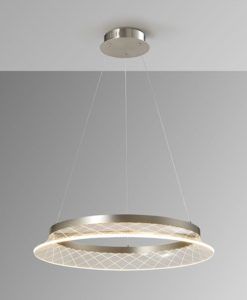 Lámpara cromo Ø 60 cm SENDRA LED 26W