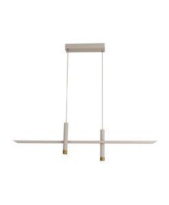 Lámpara lineal blanca y dorada ESPARTA LED 30W