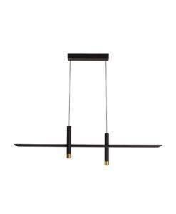 Lámpara lineal negra y dorada ESPARTA LED 30W