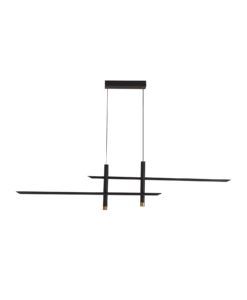 Lámpara lineal negra y dorada ESPARTA LED 50W