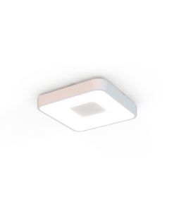Plafón blanco 34 x 34 cm COIN LED 56W dimable
