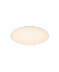 Plafón fino blanco de luz cálida Ø 25 cm SLIM LED 16W 2