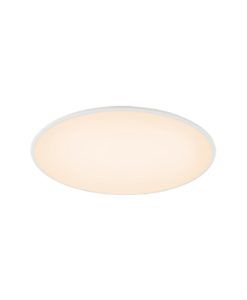 Plafón fino blanco de luz cálida Ø 37 cm SLIM LED 24W 2