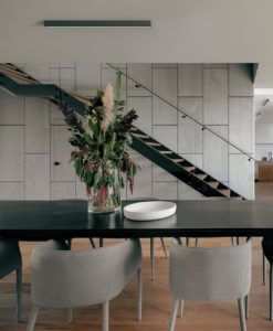 Plafón negro luz neutra HANOK LED 38W ambiente 2