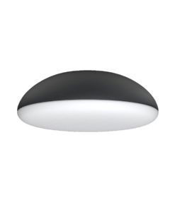 Plafón negro Ø 38 cm KAZZ