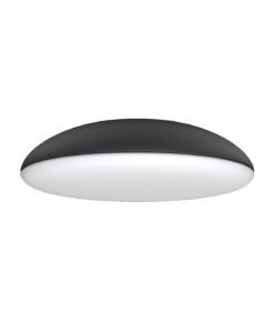 Plafón negro Ø 50 cm KAZZ