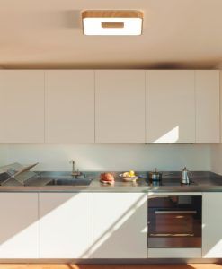 Plafón simulación madera COIN LED 100W dimable ambiente