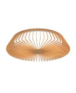 Plafón simulación madera dimable Ø 63 cm HIMALAYA LED 80W