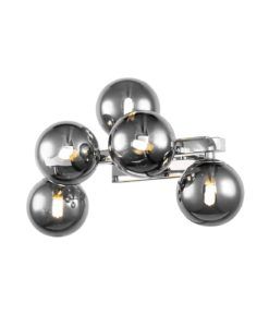 Aplique cromo 5 luces DALLAS