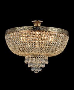Lámpara cristal 6 luces Ø 50 cm PALACE detalles