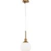 Lámpara dorada y cristal Ø 15 cm ERICH