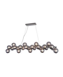 Lámpara lineal cromo 25 luces DALLAS