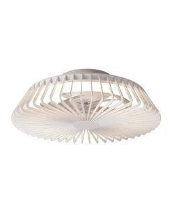 Plafón ventilador blanco Ø 53 cm HIMALAYA MINI LED