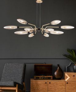 Lámpara 12 luces Ø 127 cm VENTURA ambiente