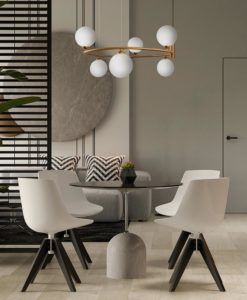 Lámpara 6 luces Ø 58 cm RING ambiente