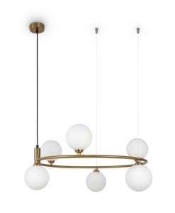Lámpara 6 luces Ø 58 cm RING