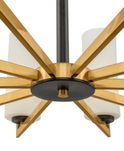 Lámpara araña 10 luces Ø 86 cm FORTANO detalles