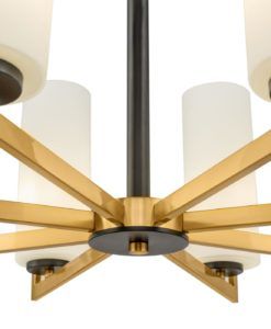 Lámpara araña 8 luces Ø 76 cm FORTANO detalles