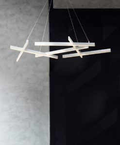 Lámpara blanca luz cálida LINE LED ambiente