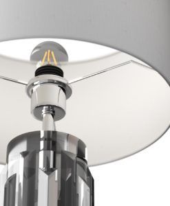 Lámpara cristal ahumado MUSE detalles
