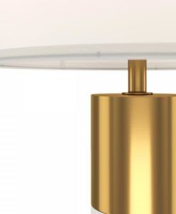 Lámpara de mesa alabastro oro BIANCO detalles